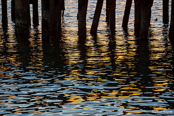 Water Sunset Glow, Inverness Tomales Bay