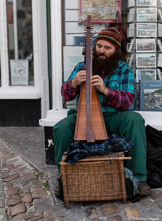 Lever Harpist, St. Ives UK