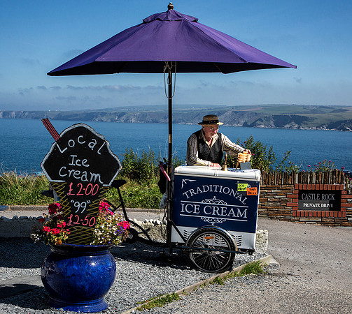 Traditional Ice Cream - Port Isaac, England (Portwenn)