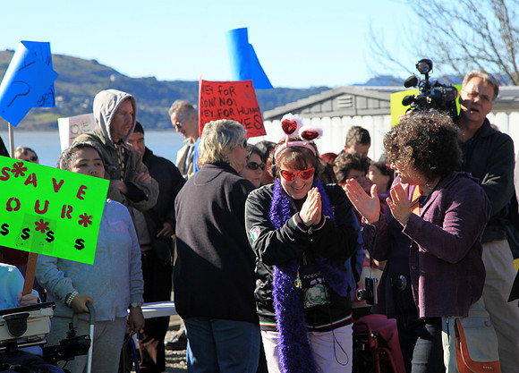 Chrissy and Denise at Rally