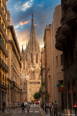 Barcelona Cathedral (Van Gogh)