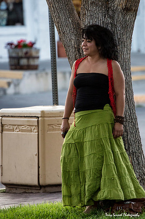 Waiting & Watching her kids play, Albuquerque