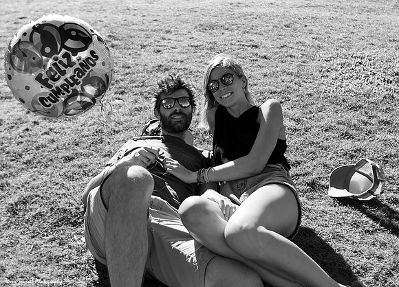 Flo & Mary - Dolores Park B&W