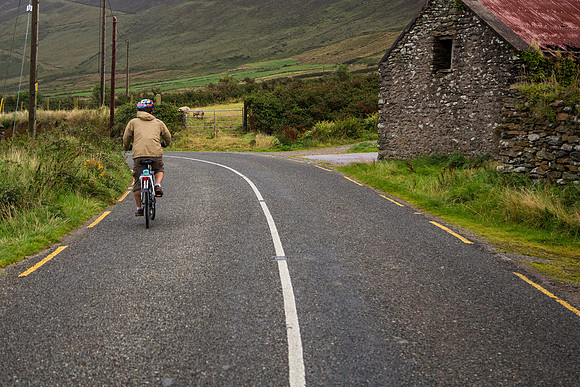 Bicyclist - Dingle Peninsula