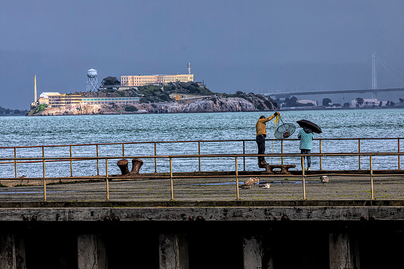 Tonight's Catch at Fort Baker Pier