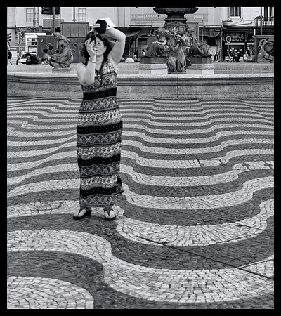 Blending In at Praça Do Rossio