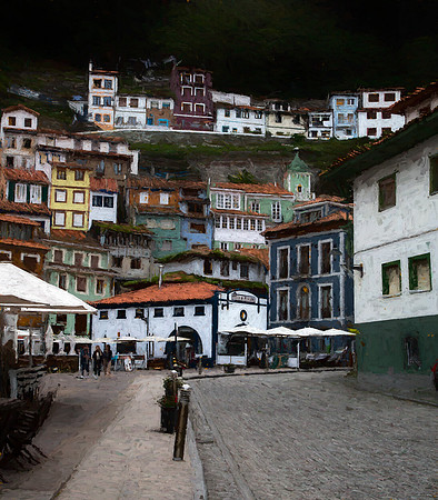 Cudillero, Asturias, Spain 1 - (Edward Hopper)