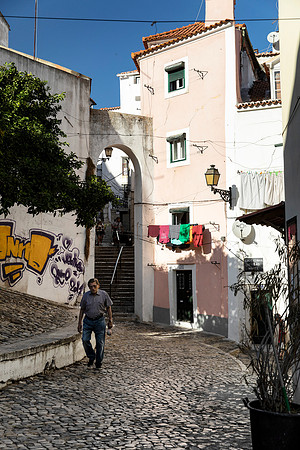 Alfama Street Scene 2