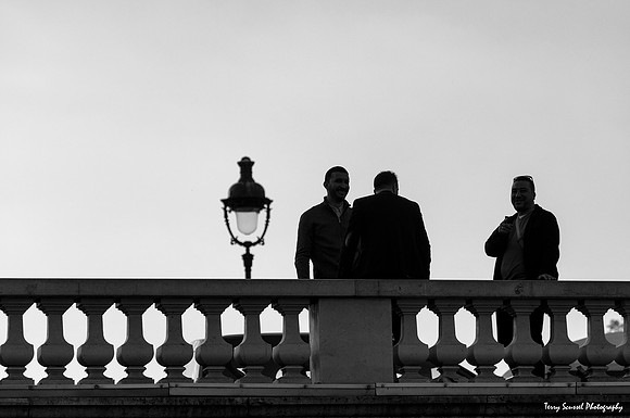 Paris Pont Silhouette