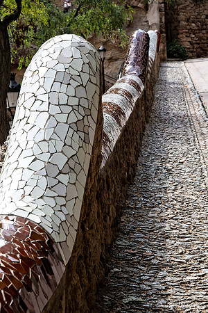 Parc Guell Mosaic Wall 2