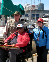 Herb, Terry and Chrissy - Sail on SF Bay