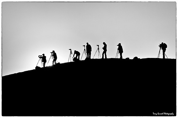 Death Valley 2011 - Light Fantastic Crew Silhouette