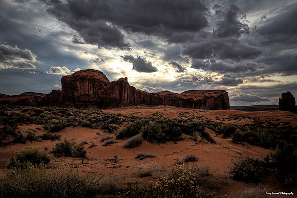 Monument Valley Back Country Sunset