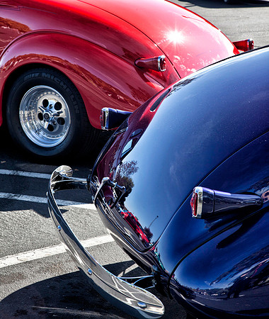 Bon Aire Car Show - Red & Blue