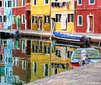 Burano Reflection - Impasto