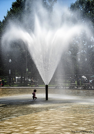 Cooling Off, Boston Common Frog Pond