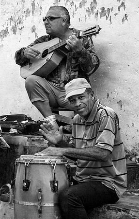 Trinidad Musicians (B&W)