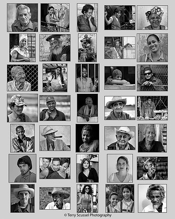 Portraits of Cuba - Contact Sheet