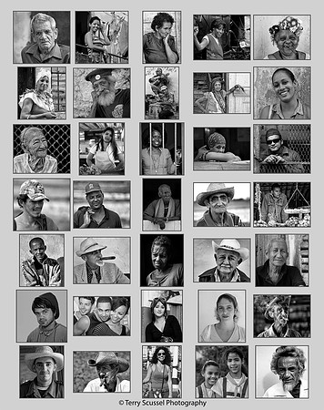 Portraits of Cuba - Contact Sheet