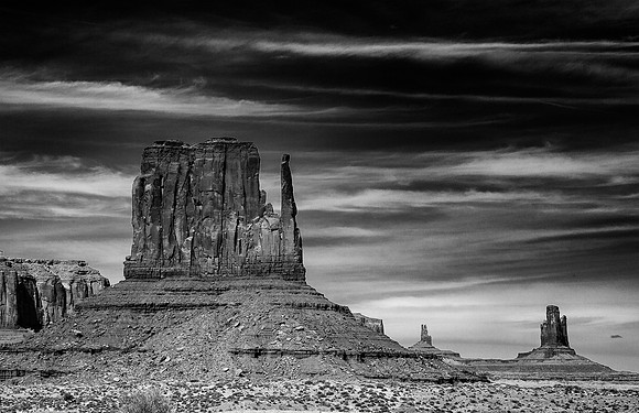 Monument Valley 2 B&W