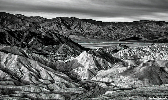 Zabriskie Point  (B&W)-2