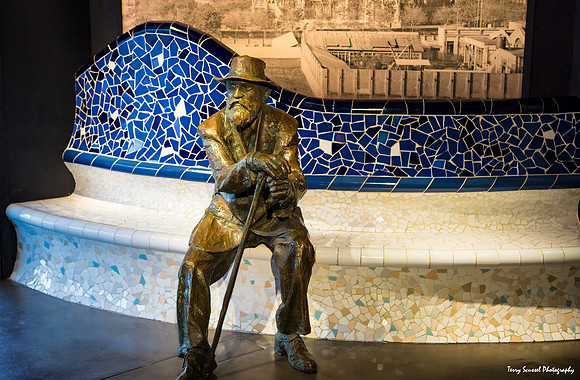 Gaudi Bronze - Park Guell Visitor's Center Barcelona