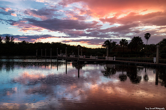 Everglades City Rainy Sunset