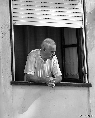 Man in Window, Porto