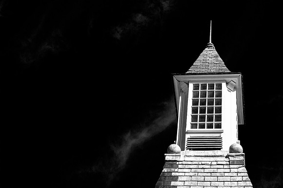 St. Ives Steeple 1 B&W