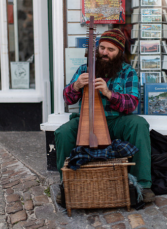 Lever Harpist, St. Ives UK