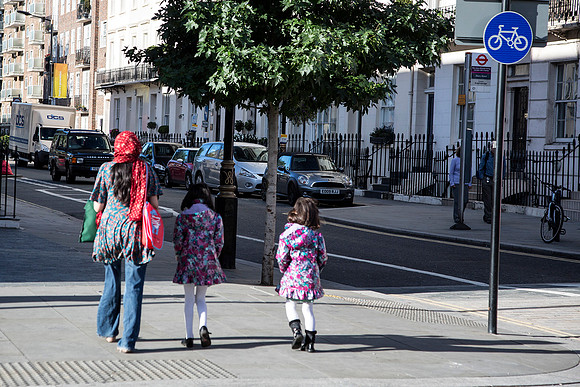 Off to School - London